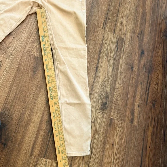 AG Adriano Goldschmied Pants Womens 30 Beige Ankle Leggings Super Skinny Adult - Picture 9 of 11